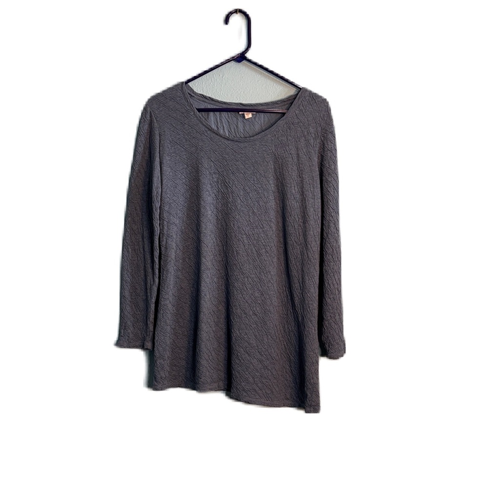J. Jill Pure Jill Blue Asymmetrical Long Sleeve Women's Top Size S